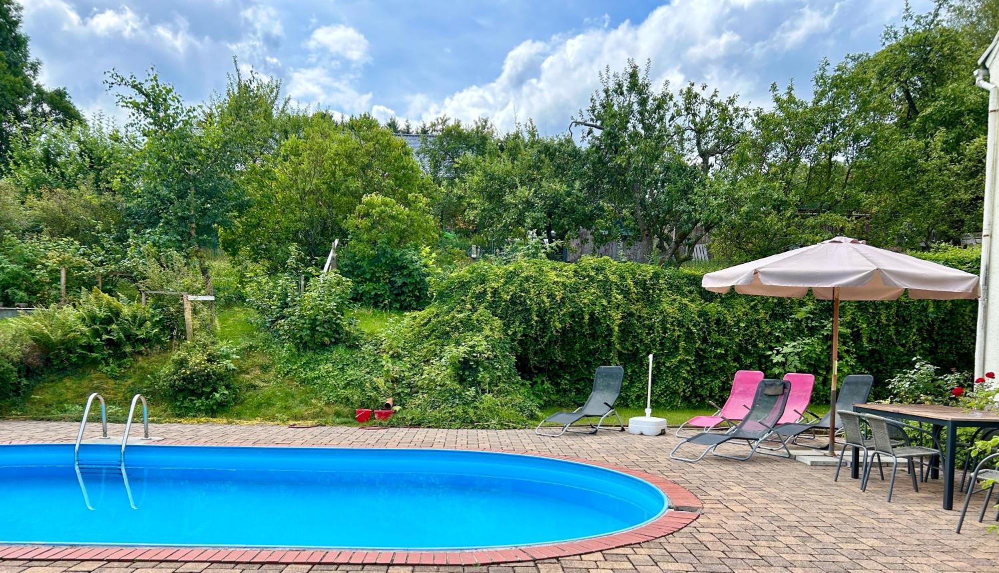 Ferienwohnungen 1 Bis 4 "Pumphut'S Scheune" Lengenfeld (Saxony) Exterior foto